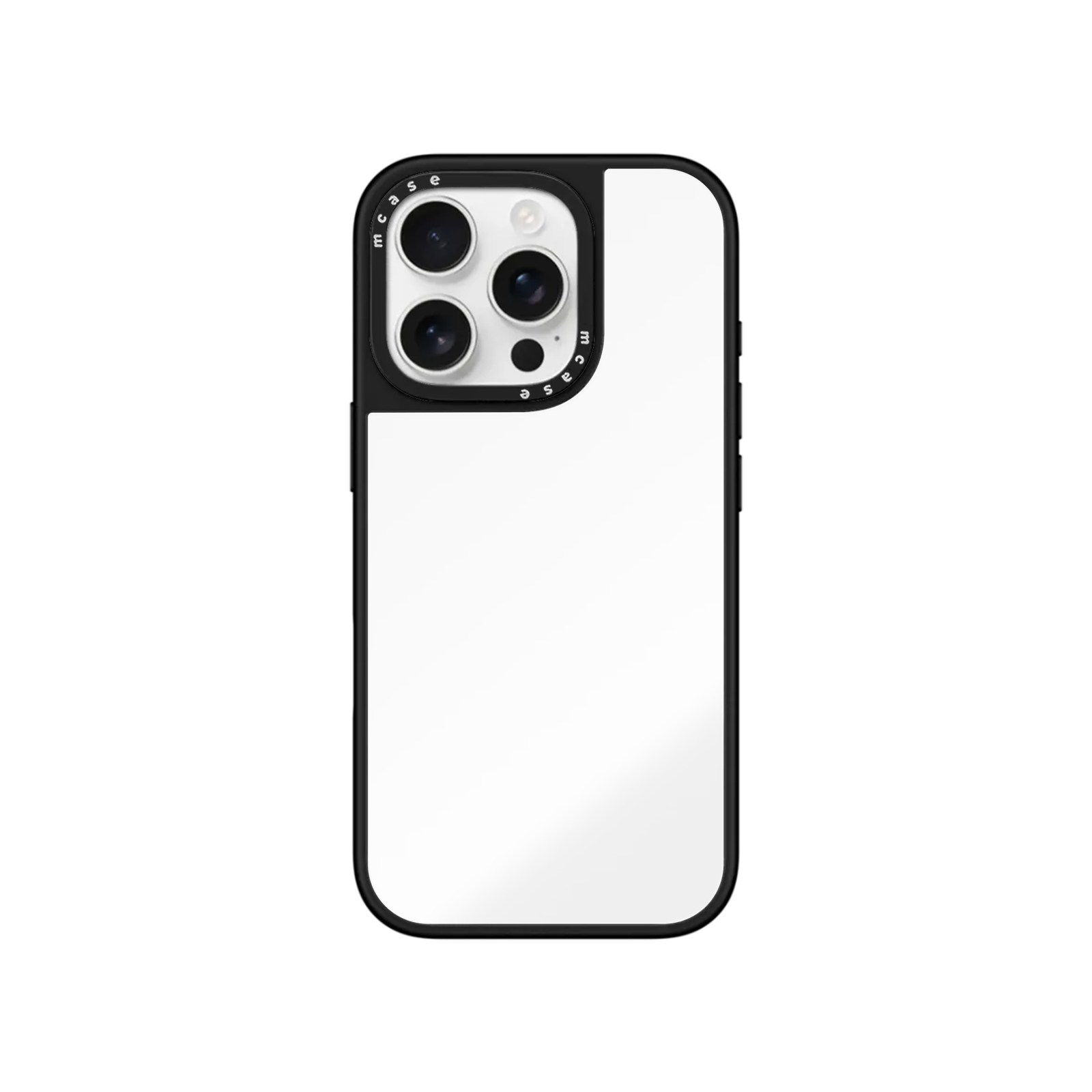 iPhone 16 Pro Customize Black Mirror Case