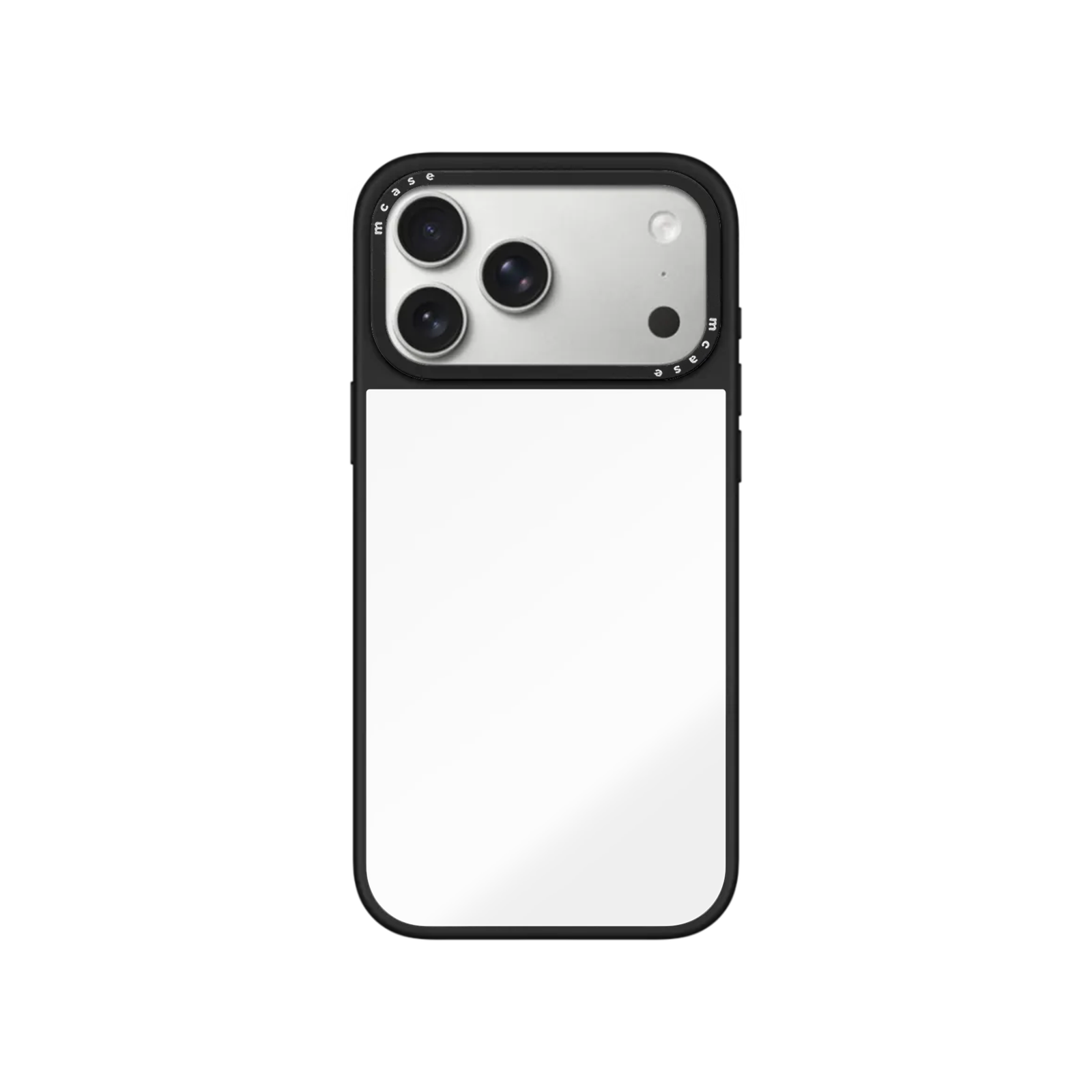 iPhone 17 Pro Max Customize Black Mirror Case